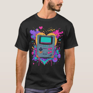 Retro Gameboy T-Shirt – 90s Gamer Pop Art Style