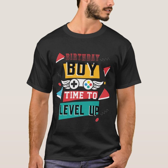 Retro Gamer Art - Vintage Gaming Controller T-Shirt (Front)