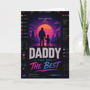 Retro Gamer Father’s Day Greeting Card