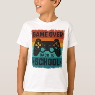 Retro Gamer "Game Over Back to School" T-Shirt