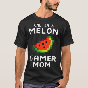 Retro Gamer Mum Gift - Funny Watermelon One In A M T-Shirt