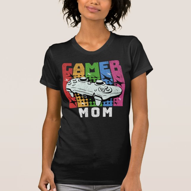 Retro Gamer Mum T-Shirt (Front)
