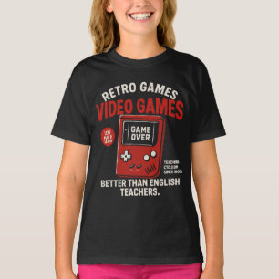  Retro games video games teaching english since  T-Shirt