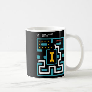 Retro Gaming Console Video Game Dog 80s Arcade Coffee Mug