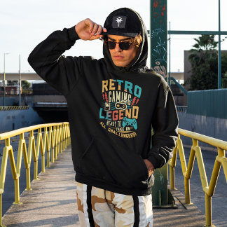 Retro Gaming Legend - Video Game Hoodie