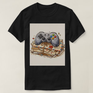 Retro Gaming Mail: Handcrafted Controller Icon T-Shirt