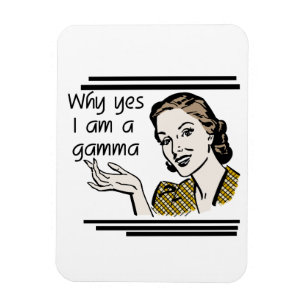 Retro Gamma Gifts Magnet
