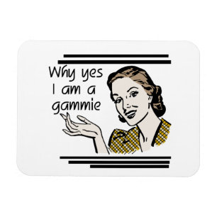 Retro Gammie Gifts Magnet