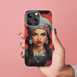Retro Gangster Girl Personalised Street Style Boh Case-Mate iPhone Case