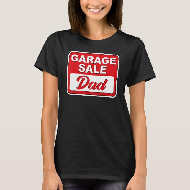 Retro Garage Sale Dad Thrifting T-Shirt (Front)