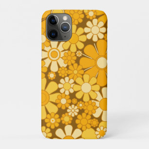 Retro Garden Cheerful 60s 70s Floral Pattern Case-Mate iPhone Case