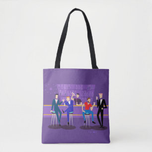 Retro Gay Bar Tote Bag