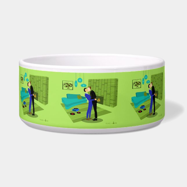 Retro Gay Couple in Love (Front)