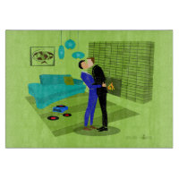 Retro Gay Couple in Love