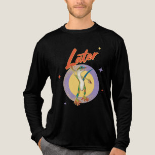 Retro Gecko Later Lazy Day Humour Tri-Blend Shirt