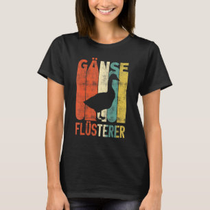 Retro Geese Whisper Farmer Vintage Farmer T-Shirt