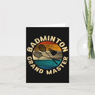 Retro Gekreuzte Badminton Schläger Badminton Grand Card