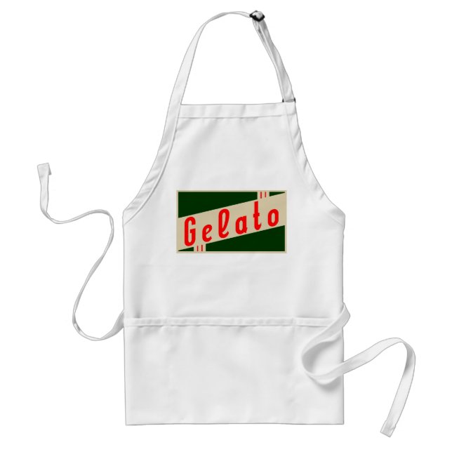 retro gelato standard apron (Front)