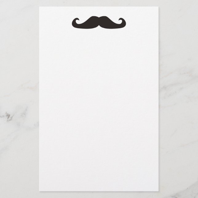 Retro gentelman moustaches hipsters stationery (Front)