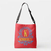 "Retro Geo Pattern" Customisable Monogram