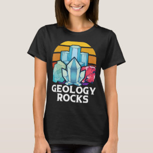 Retro Geology Rocks Pangea Rock Collector Funny Ge T-Shirt