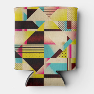 Retro Geometric: Abstract Pattern Background Can Cooler
