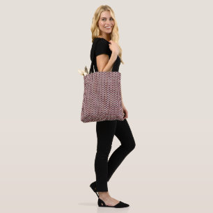 Retro Geometric Abstract Pattern Design 1319 Tote Bag