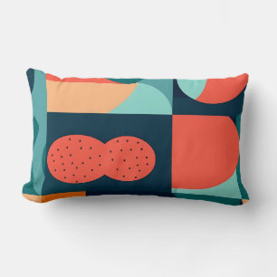 Retro Geometric Bauhaus Pillow