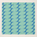 Retro Geometric Blue Green Vintage Bright Stylish Scarf<br><div class="desc">Add a bold and stylish touch to your wardrobe with this retro-inspired geometric scarf in shades of blue. Featuring a modern mid-century pattern with a timeless appeal, this lightweight accessory is perfect for layering, casual wear, or a unique fashion statement. A great gift for vintage lovers and those who appreciate...</div>
