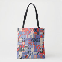 Retro geometric covers set. Bauhaus retro design c