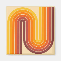 Retro Geometric Double Arch Design