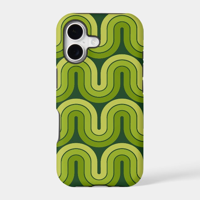 Retro Geometric Gradient Wave Design (Back)