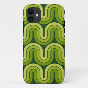 Retro Geometric Gradient Wave Design Case-Mate iPhone Case