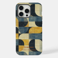 Retro Geometric Harmony - Mid-Century Modern