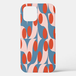 Retro Geometric: Modern Vintage Mosaic. iPhone 12 Case