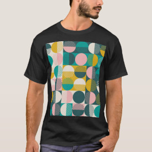 Retro geometric: modern vintage pattern. T-Shirt