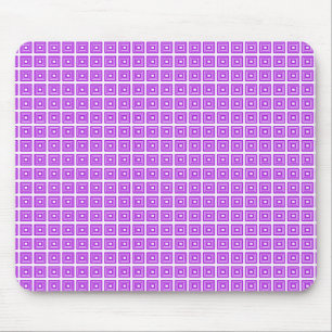 Retro Geometric Mousepad, Purple Mouse Pad