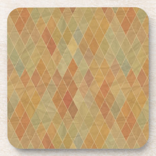 Retro geometric pattern 2 coaster