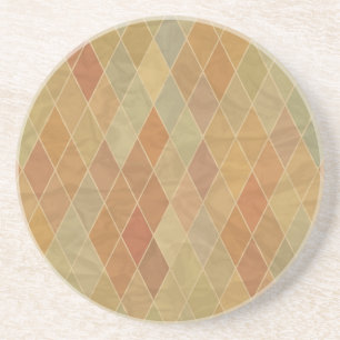 Retro geometric pattern 2 coaster