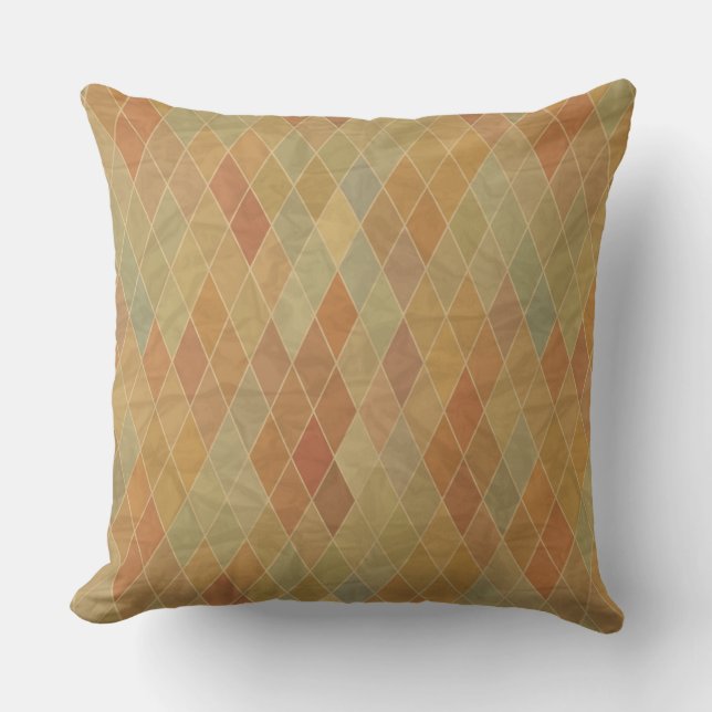 Retro geometric pattern 2 cushion (Front)
