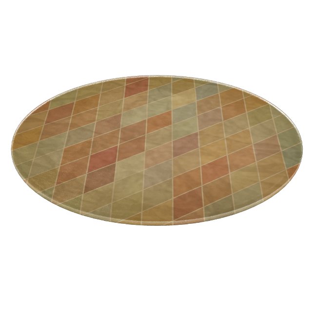 Retro geometric pattern 2 cutting board (Corner)