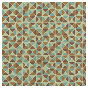 Retro geometric pattern 2 fabric