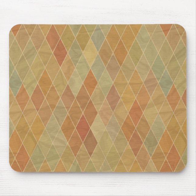 Retro geometric pattern 2 mouse pad (Front)