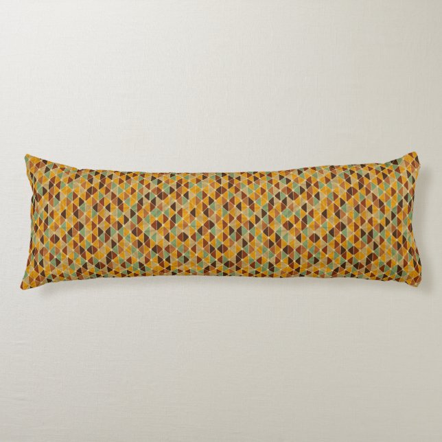 Retro geometric pattern 3 body cushion (Front)