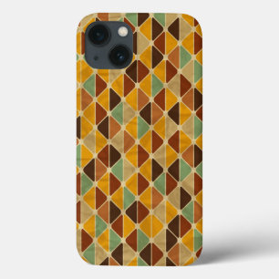 Retro geometric pattern 3 iPhone 13 case