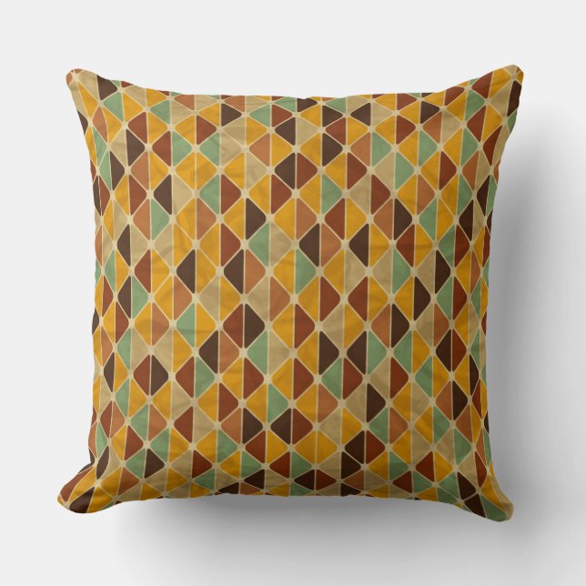 Retro geometric pattern 3 cushion (Front)