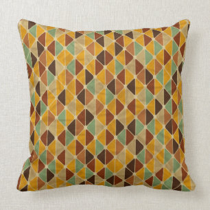 Retro geometric pattern 3 cushion