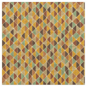 Retro geometric pattern 3 fabric