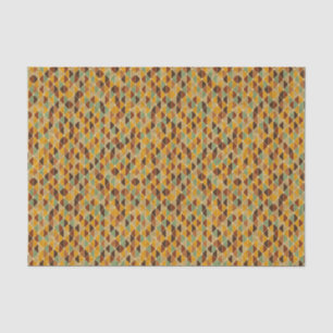 Retro geometric pattern 3 tissue paper