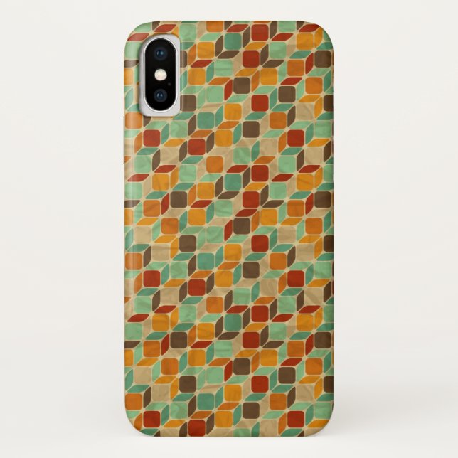 Retro geometric pattern 4 Case-Mate iPhone case (Back)